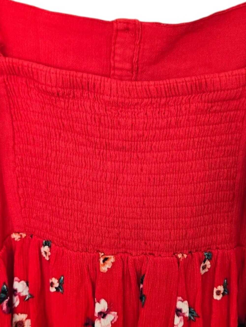 Torrid Red Lace Floral Babydoll Cami Tank Size 2 - Picture 7 of 8